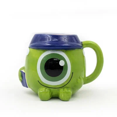 Taza Mike Wazowski 3D de Cerámica  Monsters Inc.