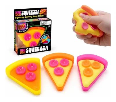 Squishy Juguete Antiestrés Pizza Desarmable Viral Tiktok