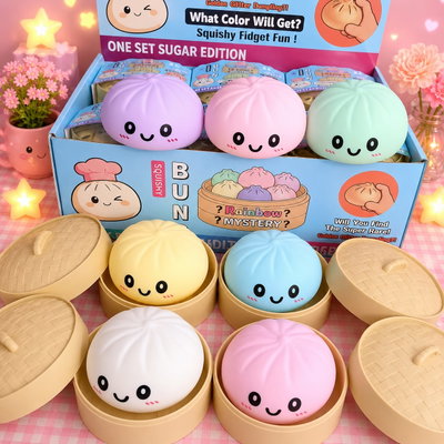 Squishy Dumpling Aleatorio Antiestres Viral Bao Bola Squishi