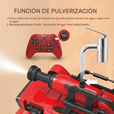 Perro Robot Mascota Interactivo Stem Control Remoto Y A Voz Bombero