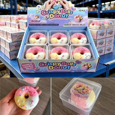 SQUISHY CRISP CRUNCHY DONUTS