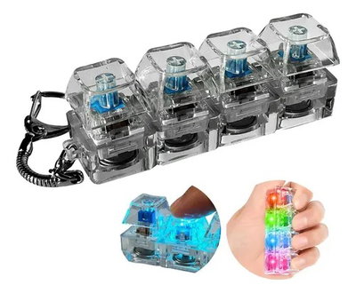 TECLADO MECANICO LED ANTIESTRES