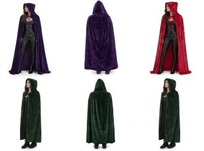 CAPA VIOLETA NEGRA-ROJA VERDE X1
