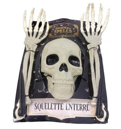 SET ESTACA + CALAVERA DECORACION X2