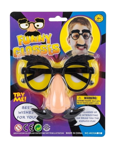 ANTEOJO CON NARIZ, BIGOTE Y CEJAS