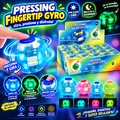 SPINNER FLUORESCENTE CON LUCES LED