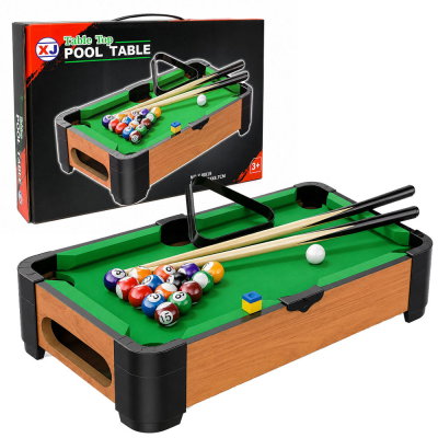 Mesa De Billard De Juguete Mini Pool Con Bolas 25mm