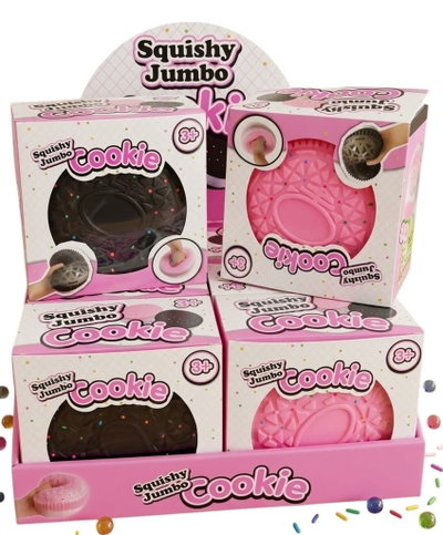 Squishy Antiestrés Galleta Cookie Gigante Con Granas- 10cm