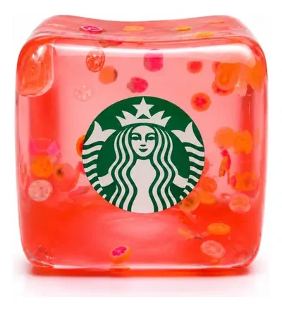 Squishy Cubo Starbucks Hielo Anti Estrés Viral Tik Tok Sensorial