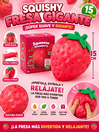 Squishy Frutilla Gigante De 15 cm