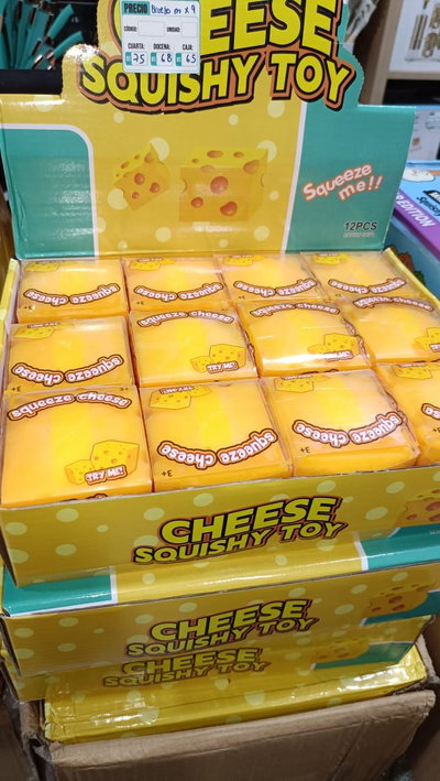 Squishy Queso Mediano De 8 cm