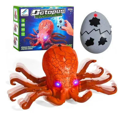 Pulpo Control Remoto Broma Movimiento Luces Inalámbrico