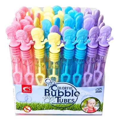 Pack De 48 Burbujero Color Pastel Burbujas Cotillon Souvenir