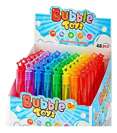 Pack De 48 Burbujero Color Pastel Burbujas Cotillon Souvenir
