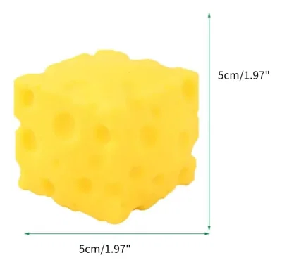Squishy Queso Viral Chico Antiestrés Cubo Suave 5x5cm