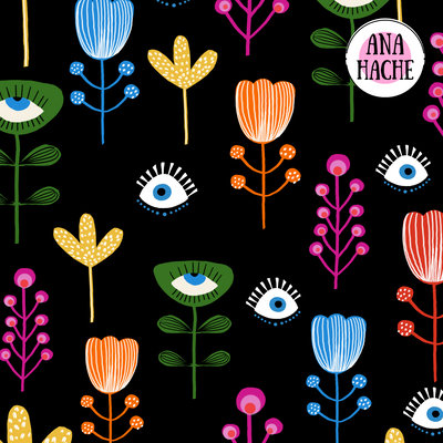 C2084 Cordura Sublimada, Plantas y ojos