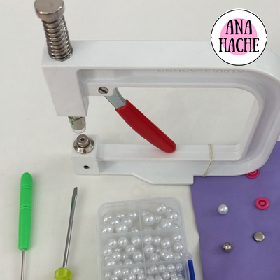 Kit para colocar Perlas (pinza + perlas)
