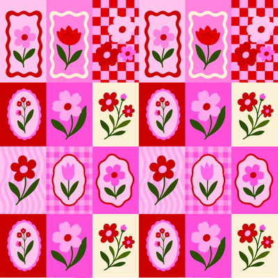 S1133 Silver sublimado, plantas rosa