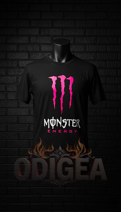 Remera Monster Rosa