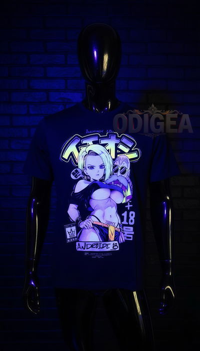 Remera Androide 18 dragon ball 
