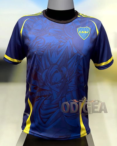 Remera Boca Dragon ball 