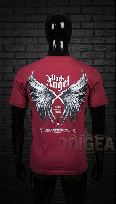 Remera Dark angel bordo