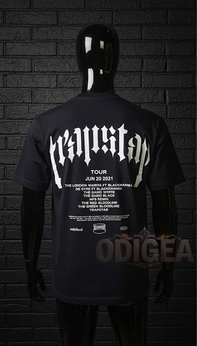 Remera trapstar negra