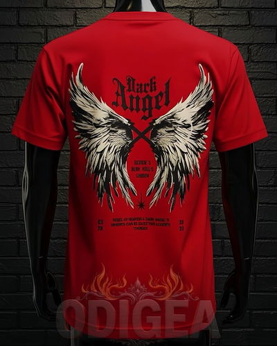 Remera dark angel roja