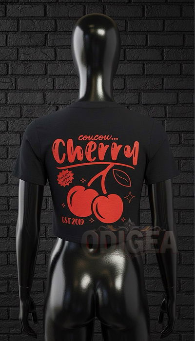 Remera Top Cherry