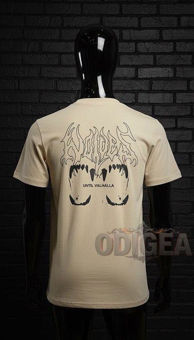 Remera Wolves Natural/ Verde