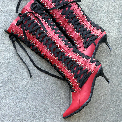 00104 BOTA CORSET ★ ROJA