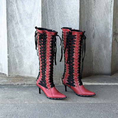 00104 BOTA CORSET ★ ROJA