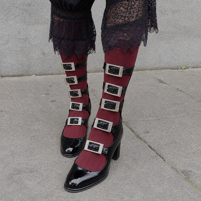 mary jane straps ★ alexa cuero genuino