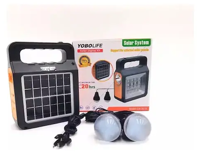 Linterna Solar Multifunción Con Usb Y Focos Lm-3619