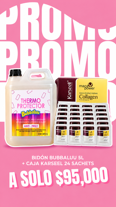 Bidón Bubbaluu (con etiquetas) + Caja Karseell x24uds