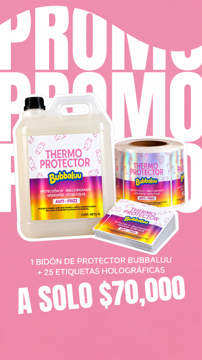 Bidón bubbaluu + 25 etiquetas Holo