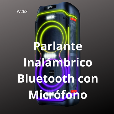 Parlante Inalámbrico Bluetooth con Micrófono