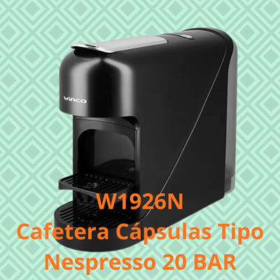  Cafetera Cápsulas Tipo Nespresso 20 BAR