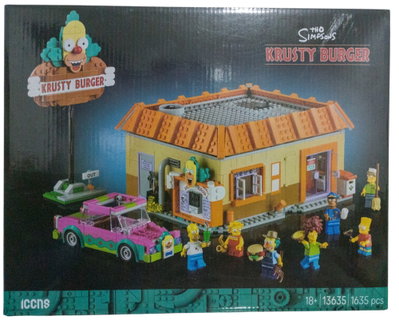 The Simpsons - Restaurante de Krusty - Estructura Coleccionable para armar