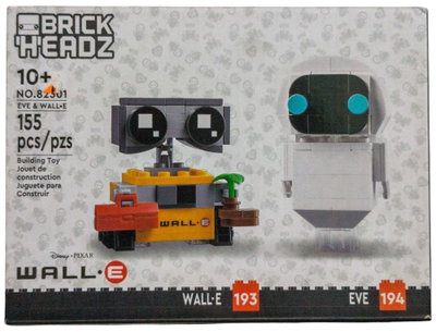 Wall E Brick Heads - Figura Coleccionable para armar