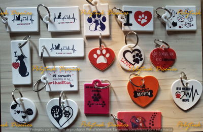 llaveros por 10 unidades (varios modelos)