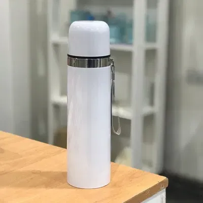 Termo bala sublimable de acero inoxidable 500ml con correa