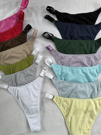 Less en V Algodon Lisa x12 (Colores surtidos)