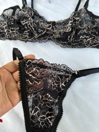 Sophia Bicolor negro-110-120-