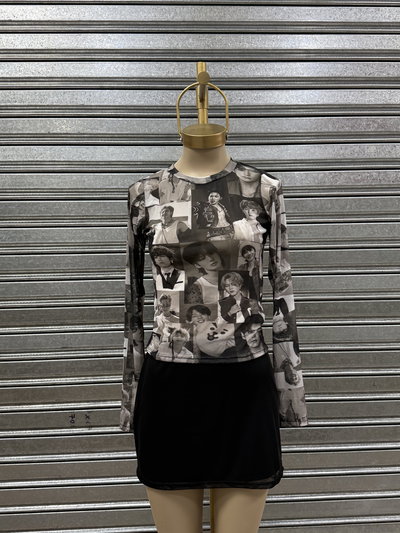 Remera manga larga BTS