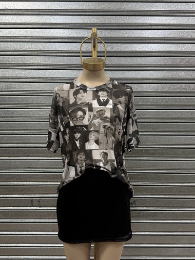 Remera oversize BTS