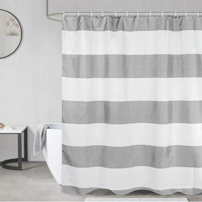 Cortina de Baño | Rayas Gris