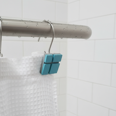 Ganchos de Baño Resina | Mosaico Celeste