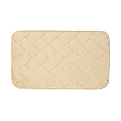 Alfombra de Baño Memory Foam Antideslizante | Beige 
