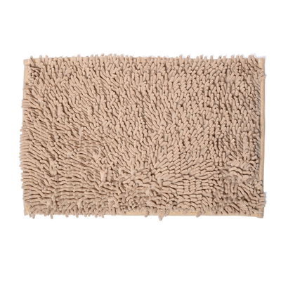 Alfombra de Baño Shaggy Antideslizante | Beige